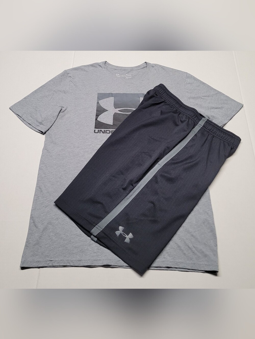 Under Armour Men’s Black Athletic Shorts Set